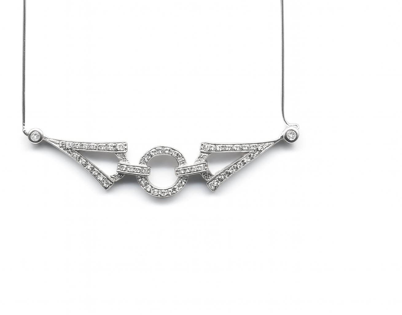 Beautiful 18 Kt Gold  Natural Diamond Pendant